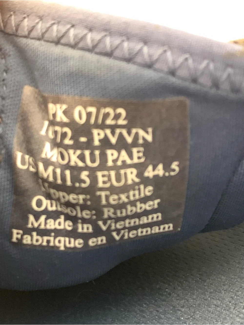 OluKai shoes boat Men's 11.5 “Moku Pae” Grey ocean shoe